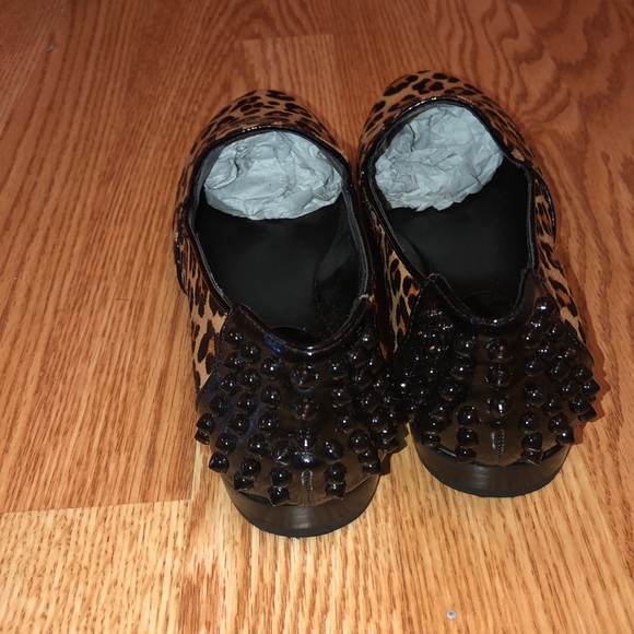 Leopard print pony loafers - Picture 2 of 4